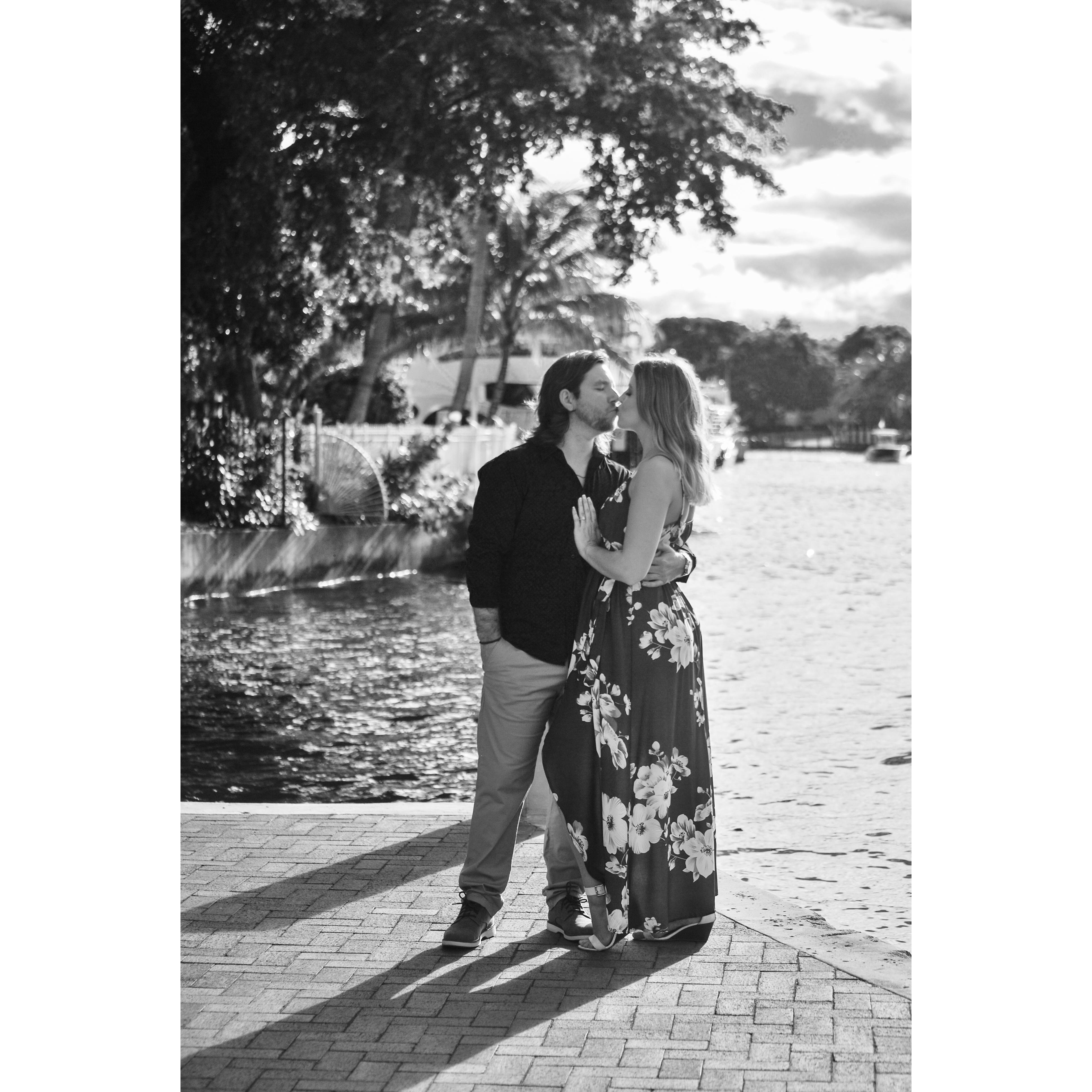 Engagement Photos on Las Olas Blvd in Ft. Lauderdale, FL!