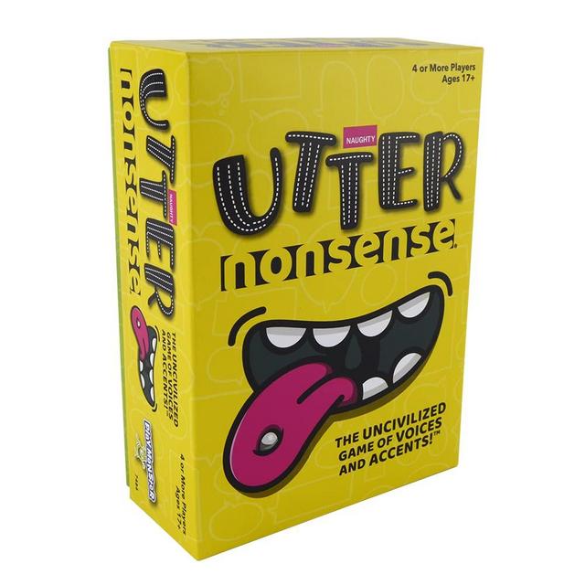 Utter Nonsense Naughty Edition -- The Crazy Board Game of Voices and Accents -- Adult Version -- Mature Content -- 17+