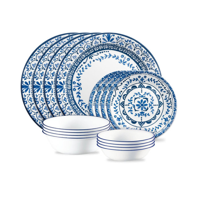 Corelle Portofino 16 Piece Dinnerware Set, Service for 4