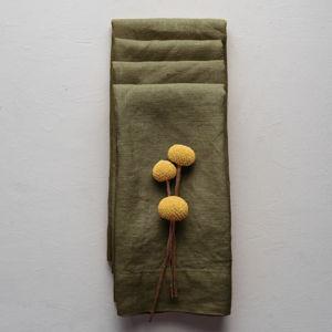 St. Barts Linen Napkin Set (Choose 4 or 6)