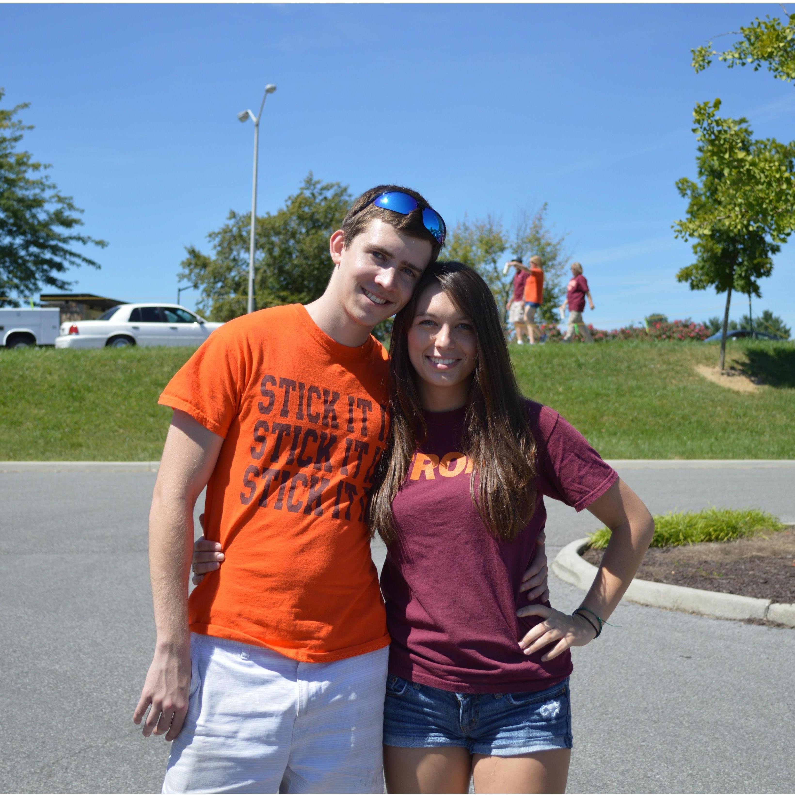 Tailgating for the first game of the 2013 season - Let's go Hokies!
September 2013