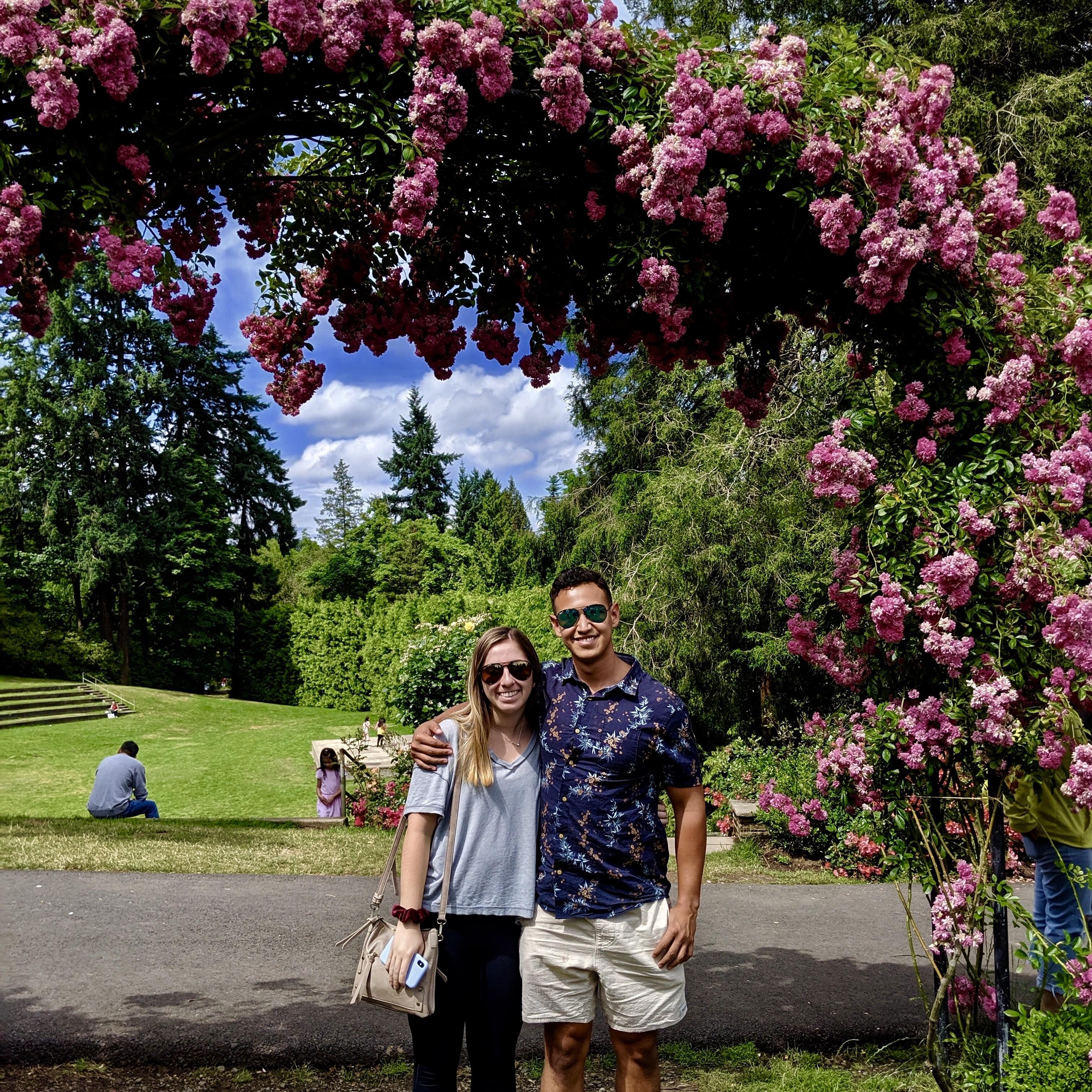 International Rose Test Garden in Portland, OR