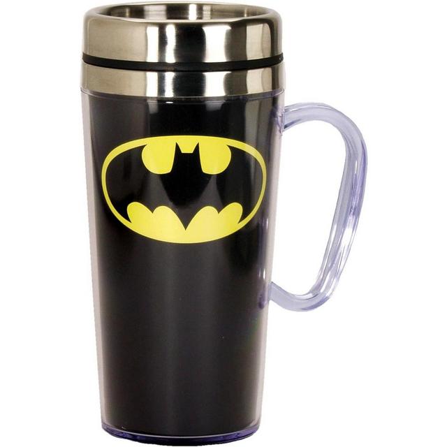 Spoontiques Batman Insulated Travel Mug, 15 oz, Black