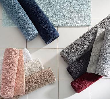 PB Classic Bath Rug, Large, Gray Mist