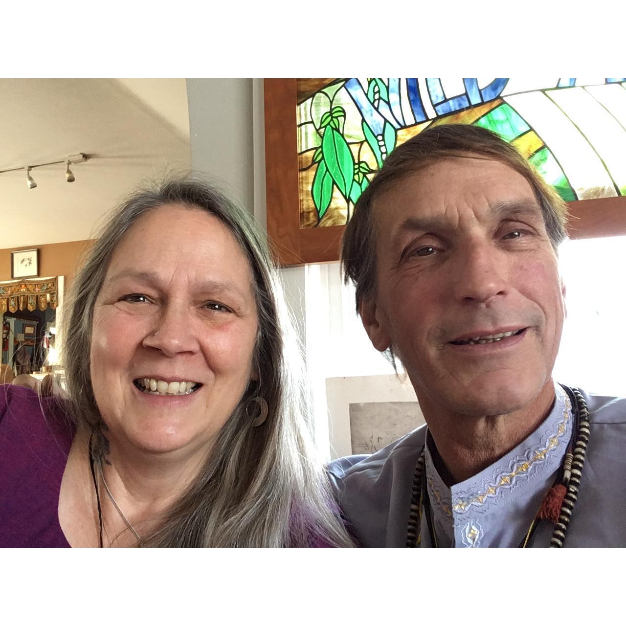 Aunt Deborah and uncle Tim in VT