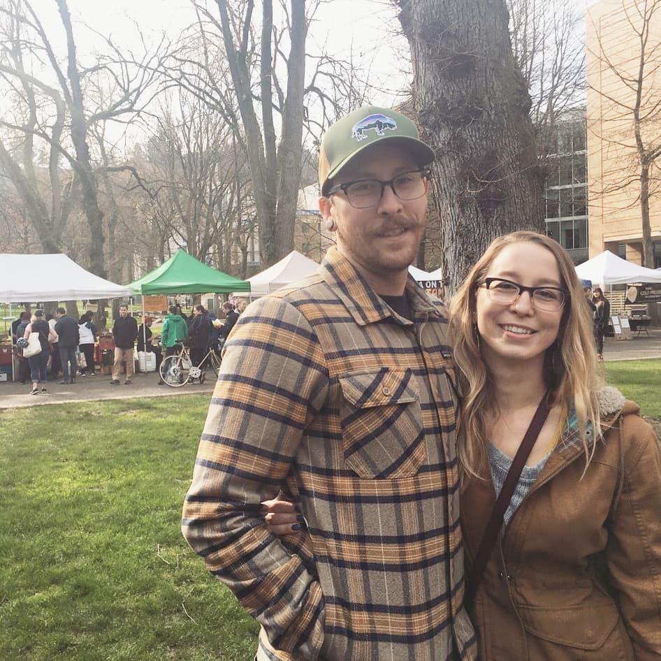 We made it to Portland! First time going to the Saturday Market.