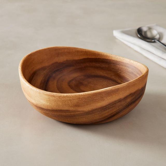 Organic Shaped Wood Serveware Collection Individual Bowl Wood Each