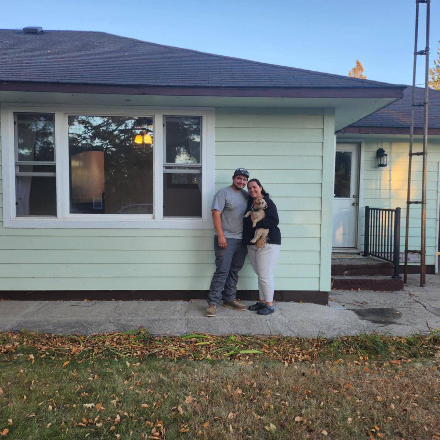 Our first home purchase together! So much fun remodeling together 🏡