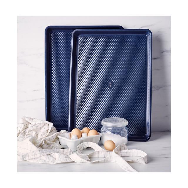 Blue Diamond Nonstick 13" x 18" Cookie Sheets, Set of 2