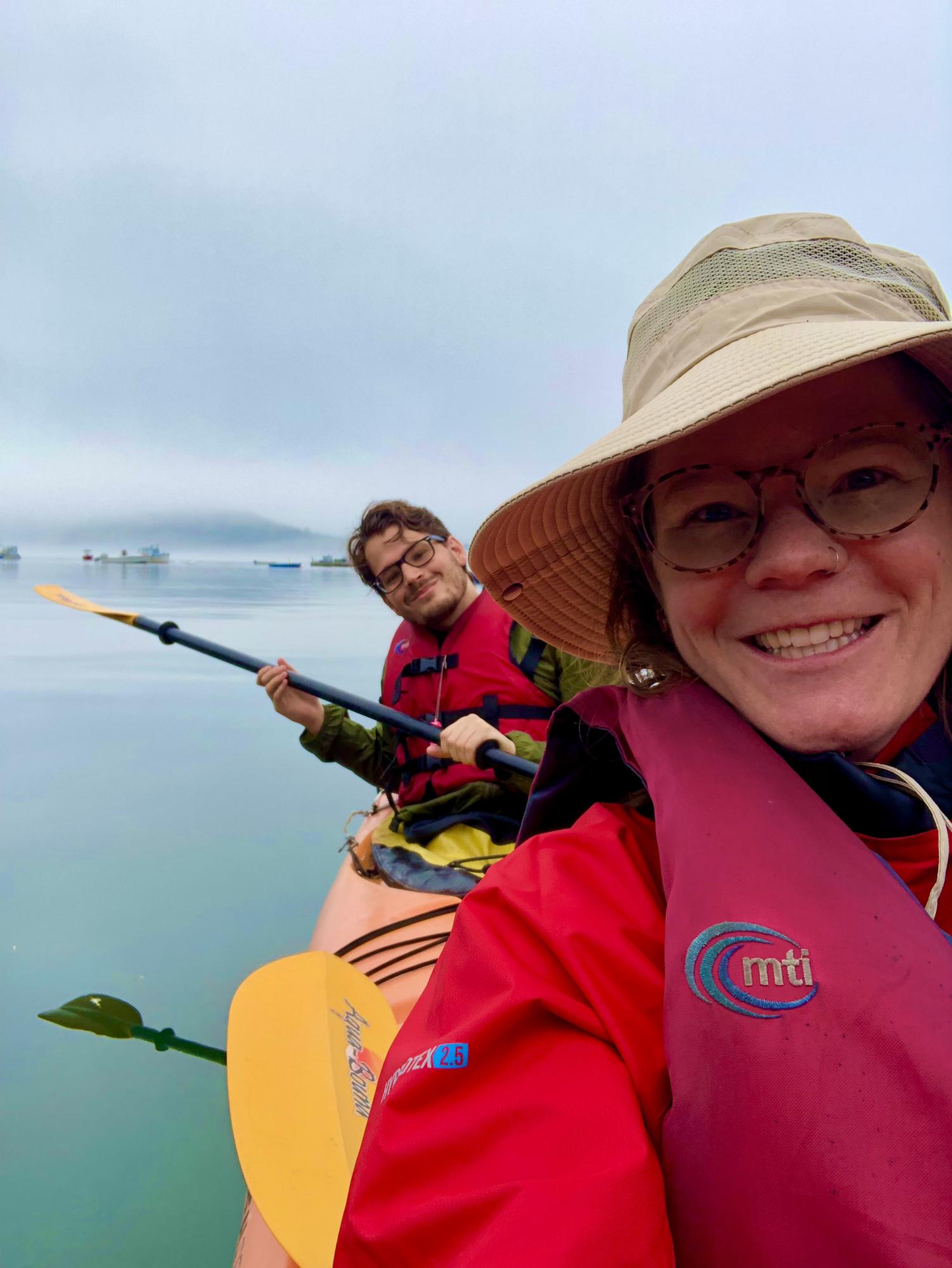 Kayaking in Acadia National Park.