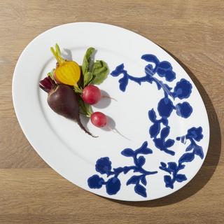 Indigo Vine Oval Platter