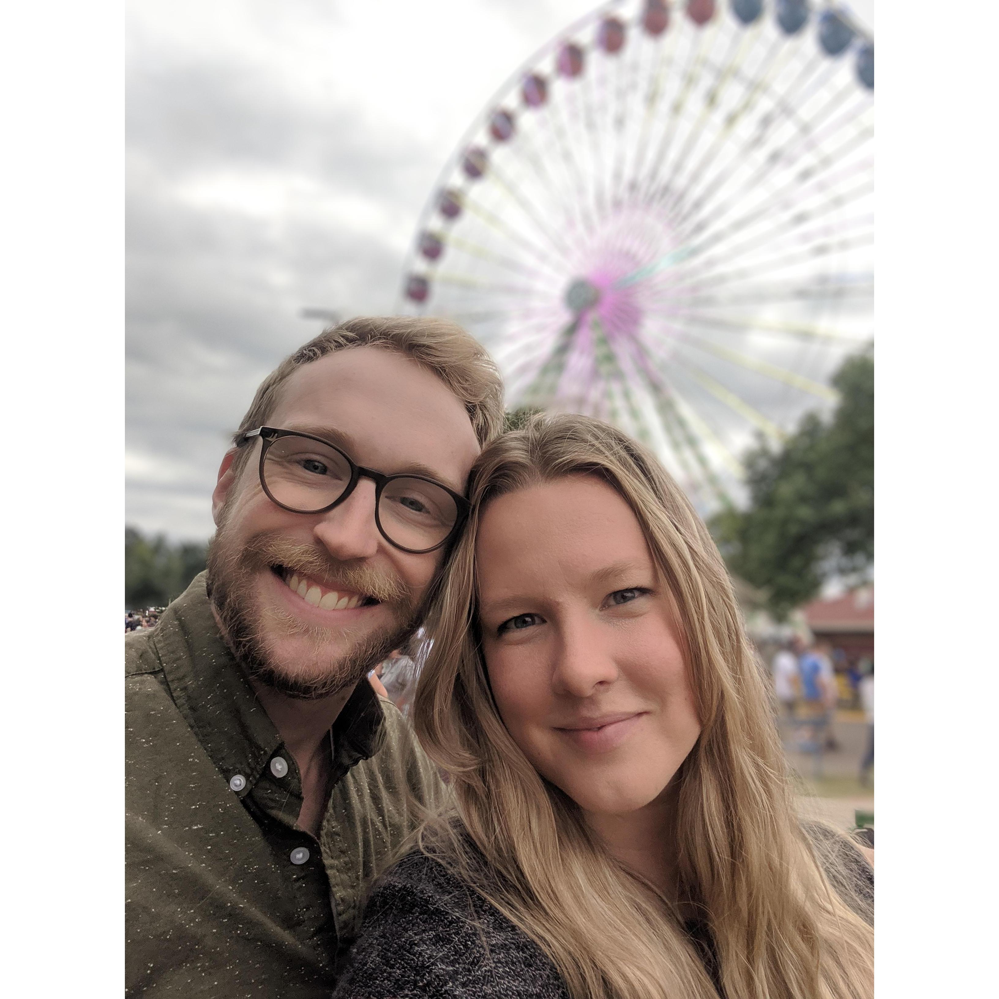 State Fair - August 2019.  Little did Natalie know she would get engaged in a couple months.