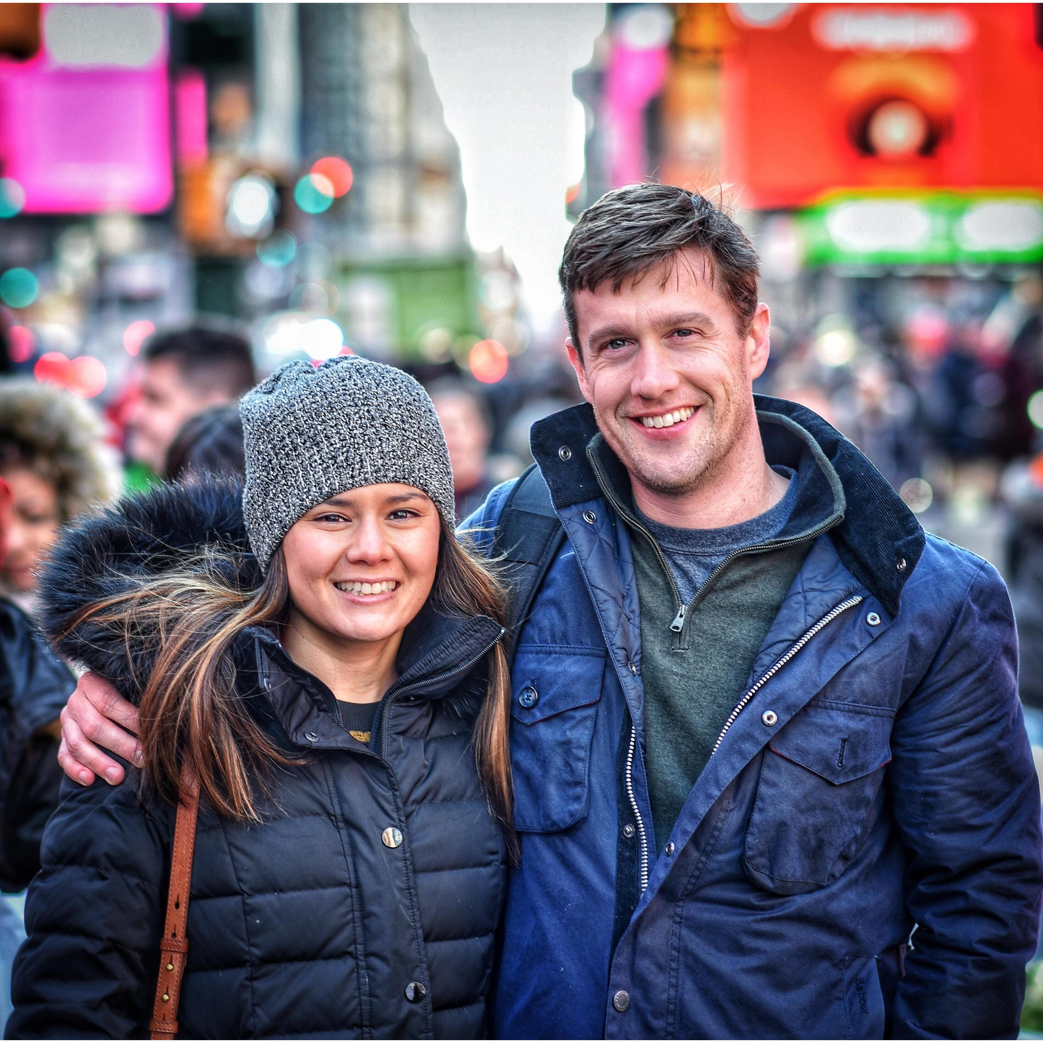 Times Square is a bit chaotic.