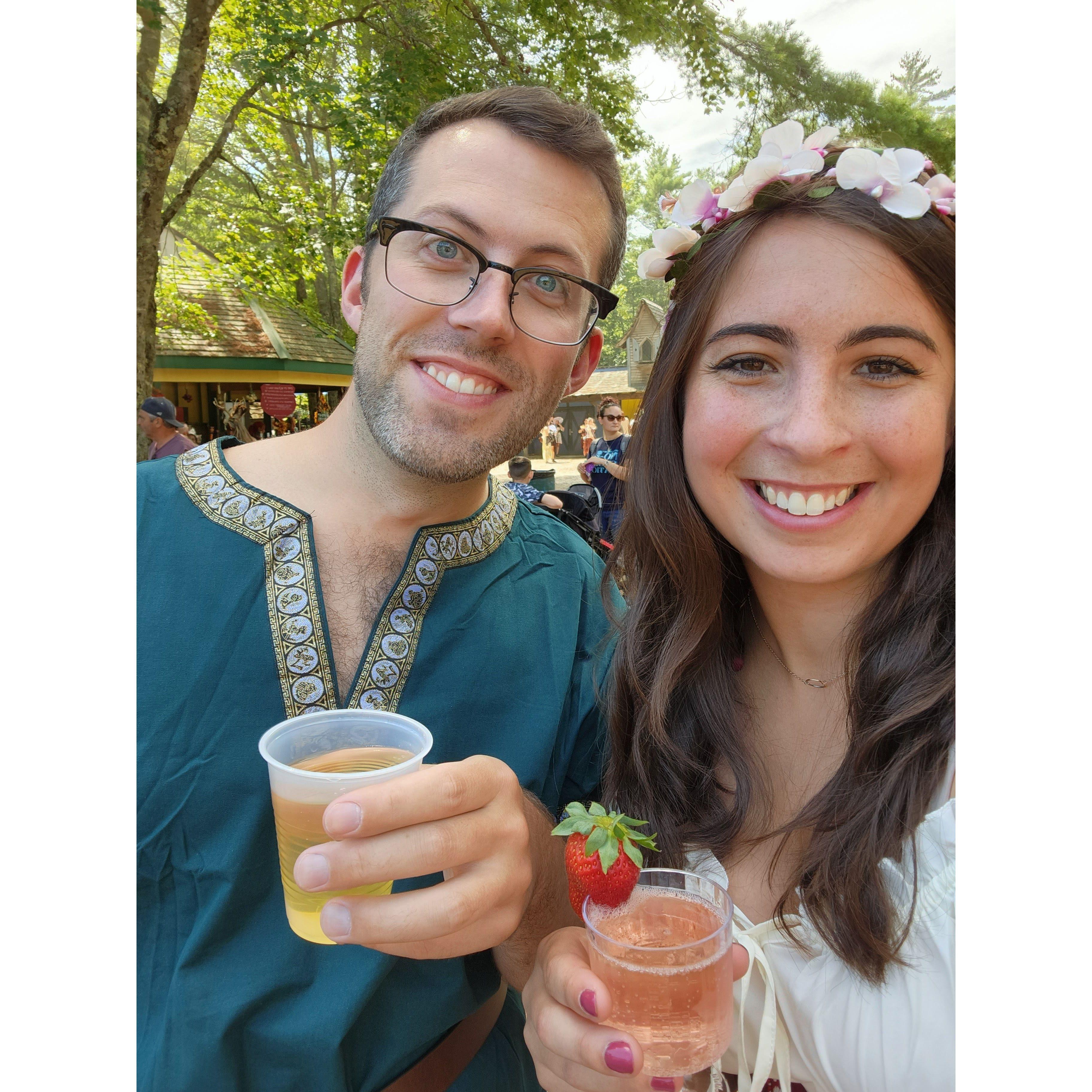 Renaissance fairs, LARP, and halloween costumes