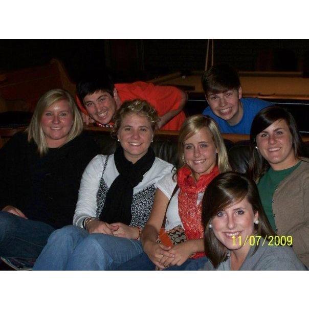 First documented picture of Bill and Caitlin freshman year at Auburn. Bill always had the better bangs.