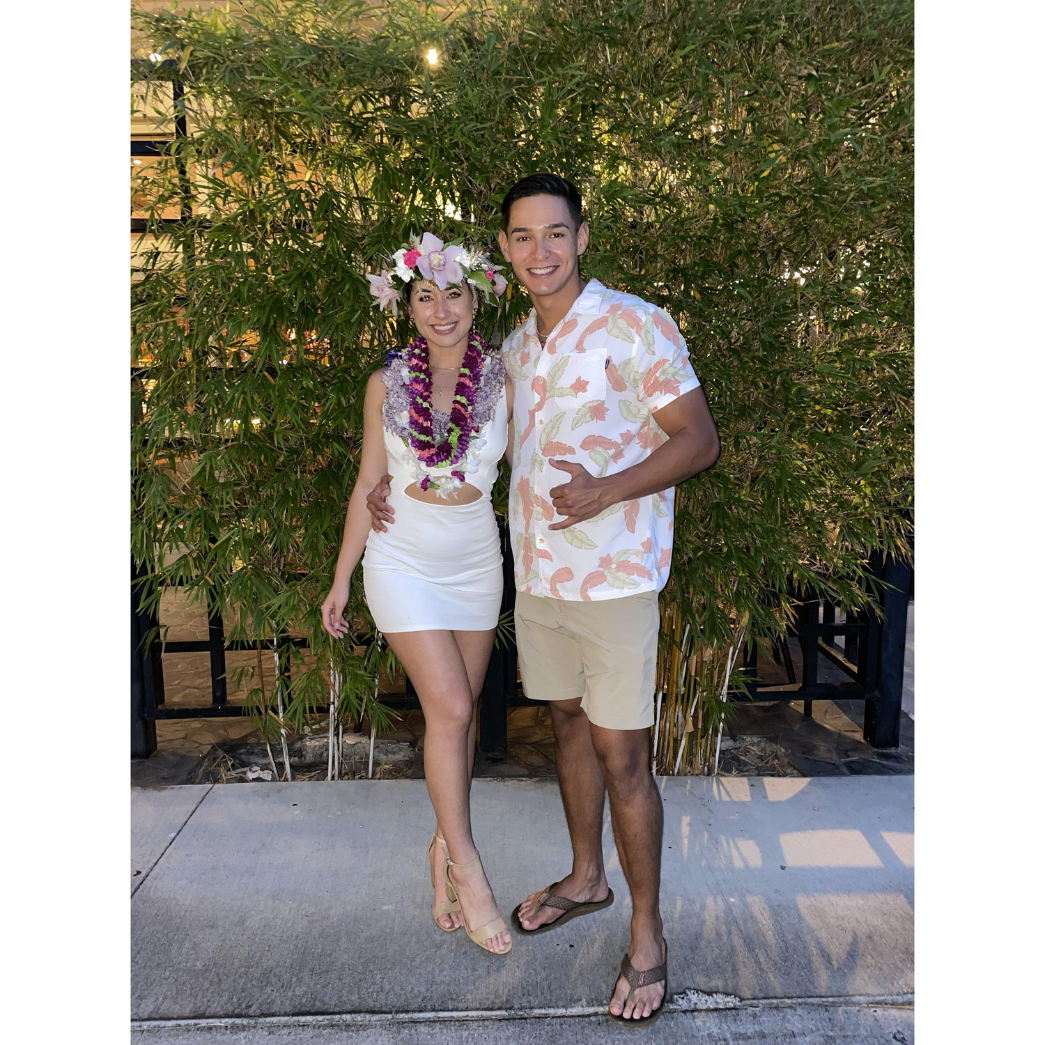 Celebrating Alli's Hawaiian Airlines graduation