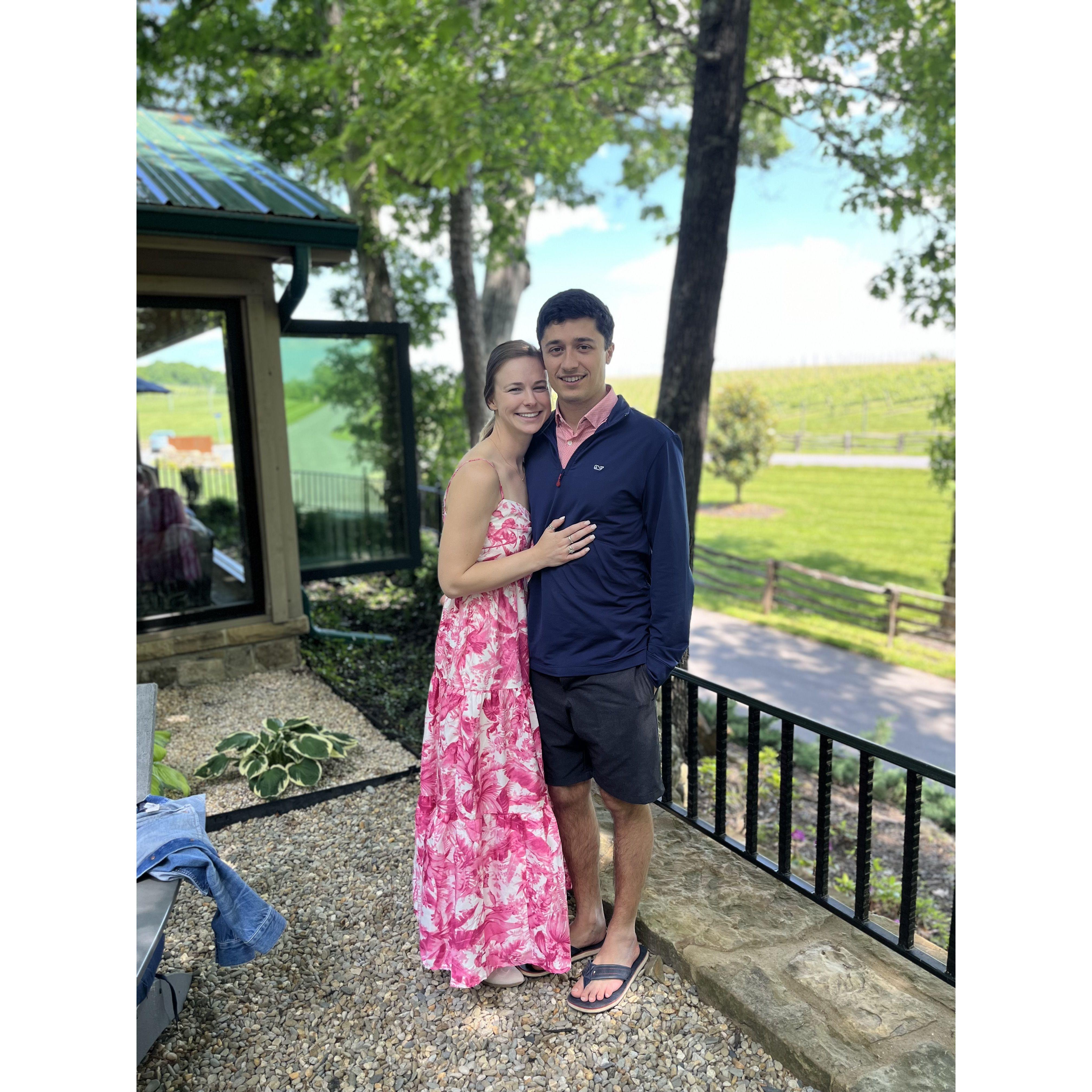At Dynamis Winery in NC