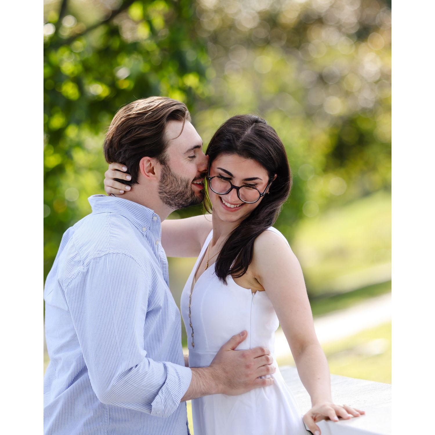Our engagement shoot at Argyle Lake Park