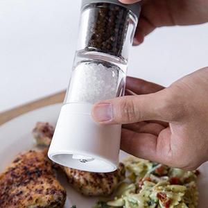 Cole & Mason Lincoln Duo Salt and Pepper Grinder Combo, Acrylic Combination Mill Includes Premium Salt and Peppercorns