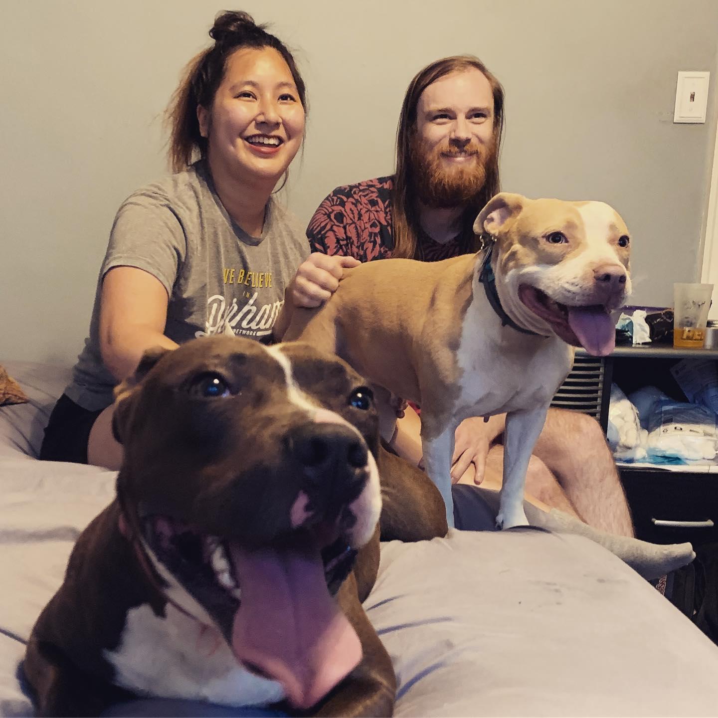 Our happy family - Elroy and Pearl