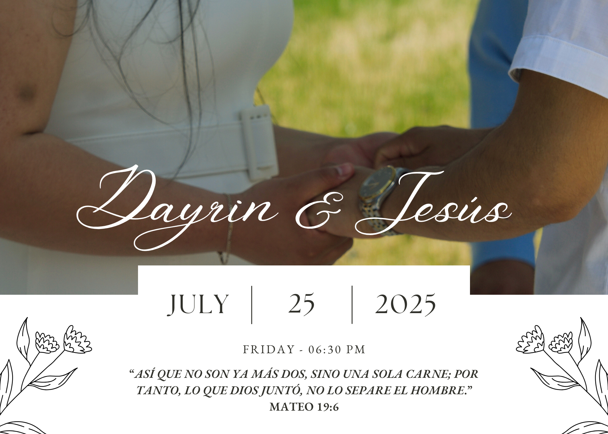 The Wedding Website of Dayrin Mareyli Jimenez Madrid and Jesús Alberto Ramirez Arana