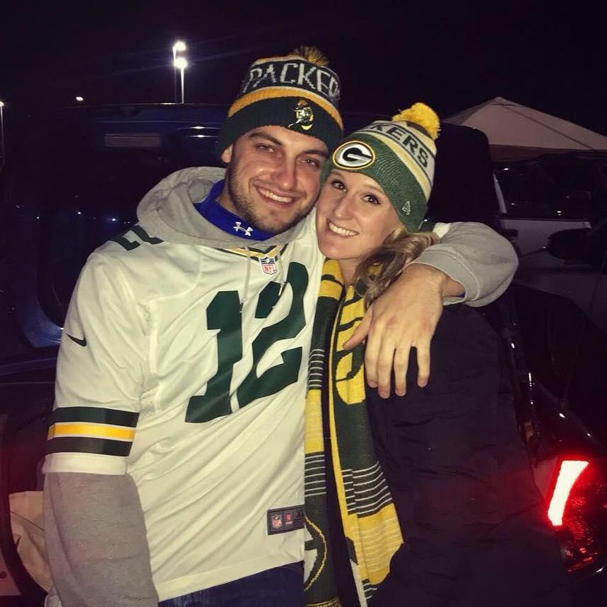Nick turned Cailynn into a Packers fan!!