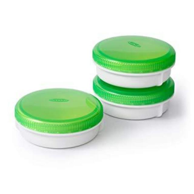 OXO Good Grips On-The-Go Condiment Keeper, 2oz, 3 Pack
