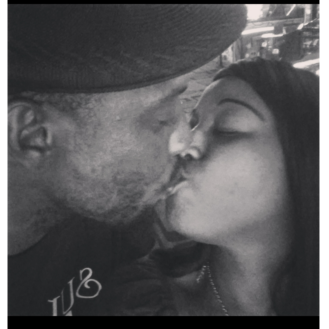 I just can't stop kissing him!