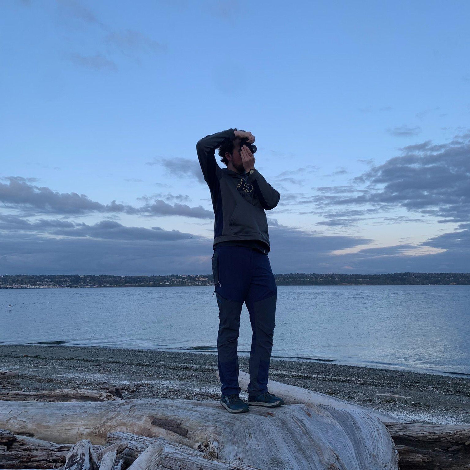 Henry with his camera.