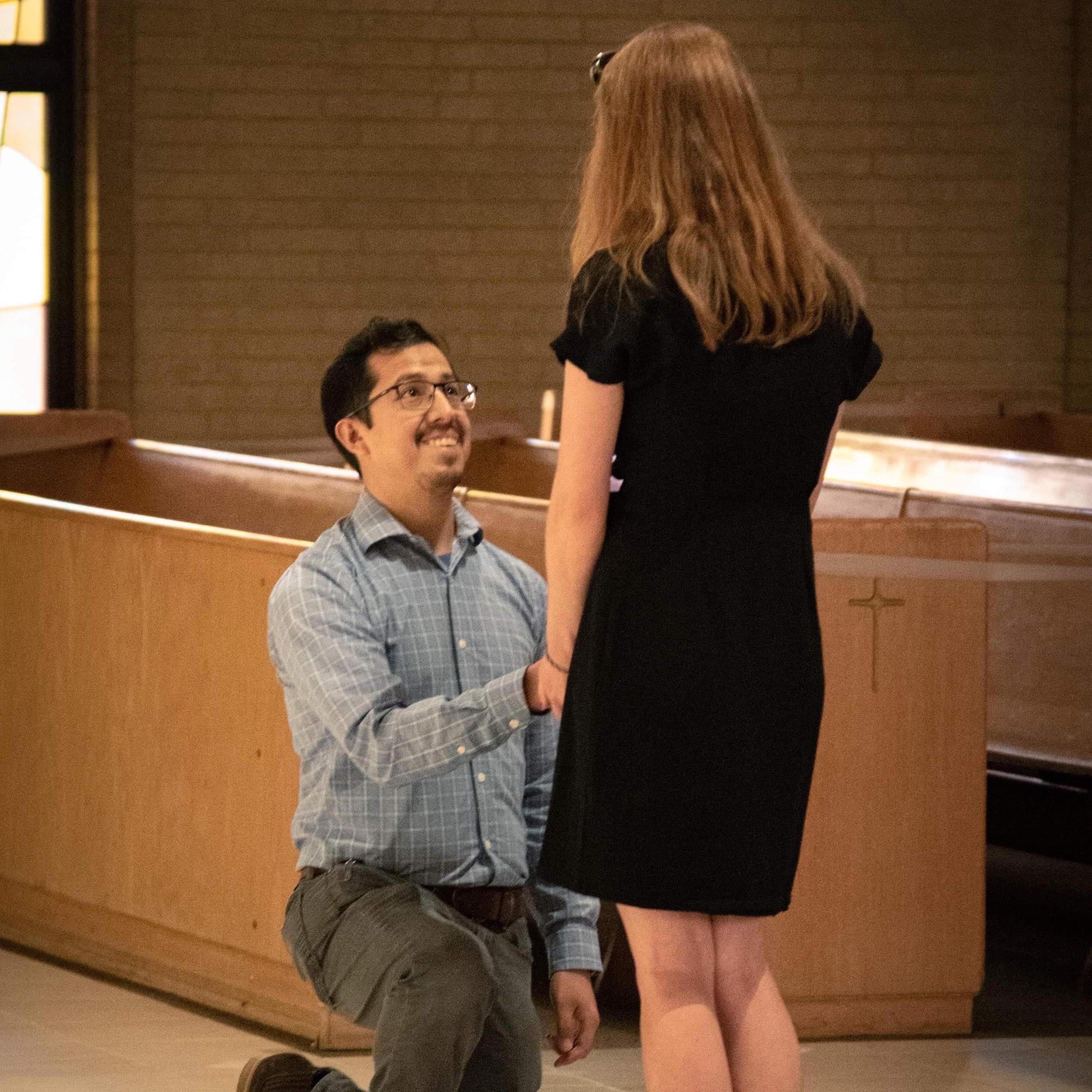 "Yes?! I think she said yes!"