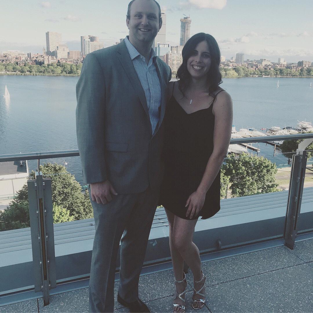 Chris and Jamey at her residency gradulation