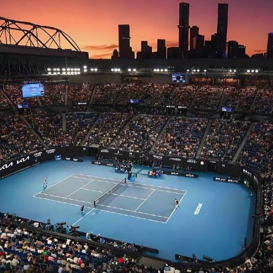 Honeymoon at the Australian Open