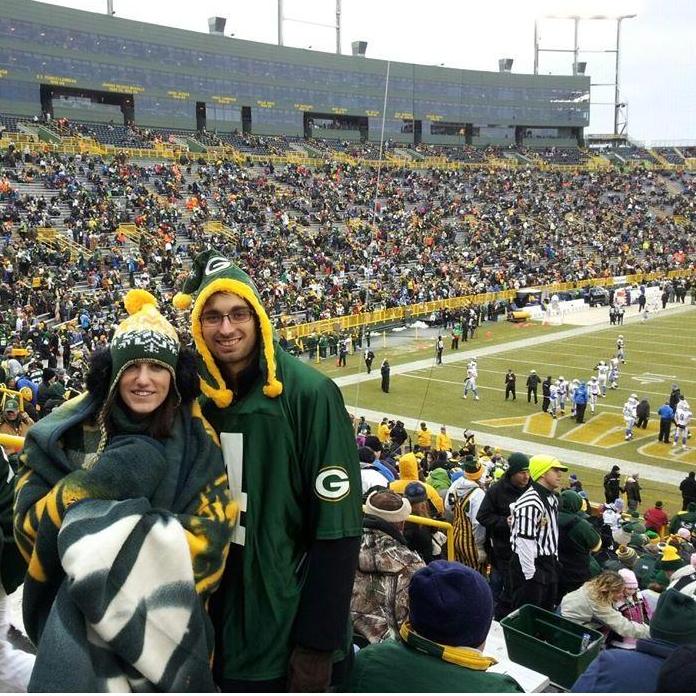 first time at Lambeau Field