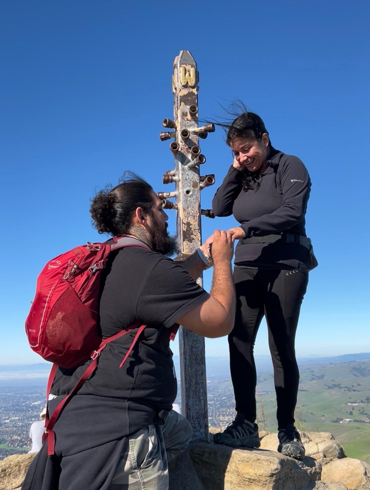 She said yes!!!!