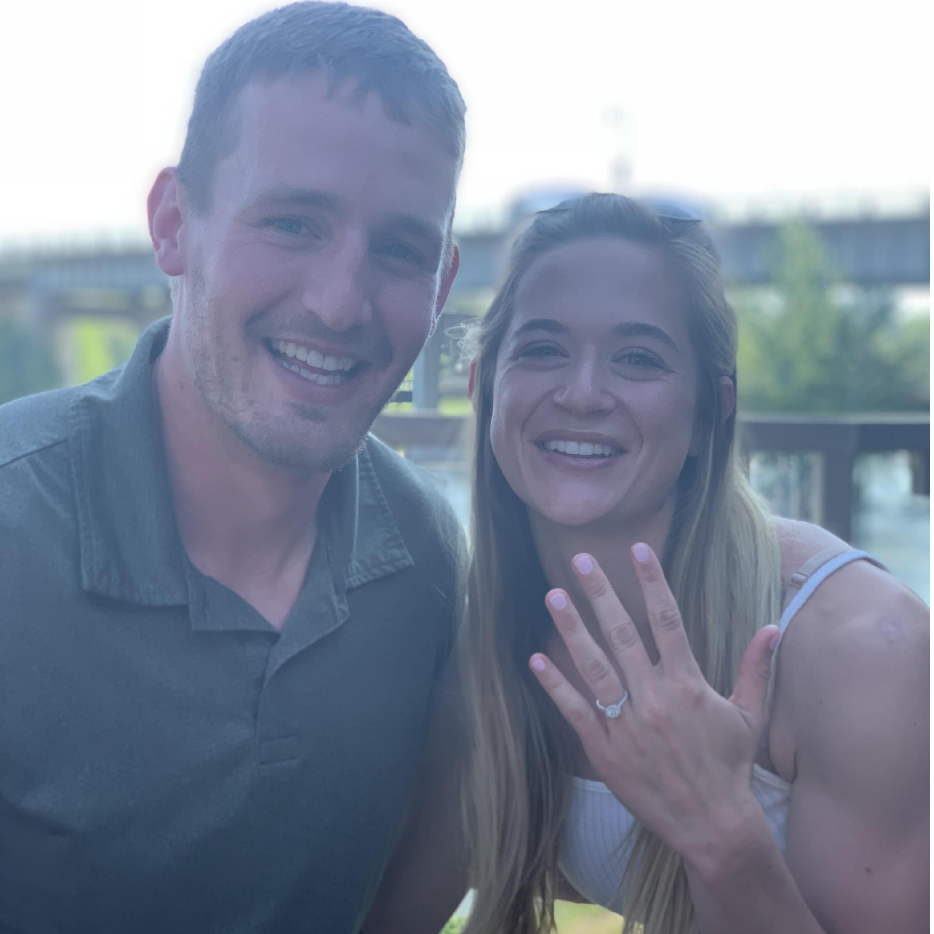 Celebrating our engagement!