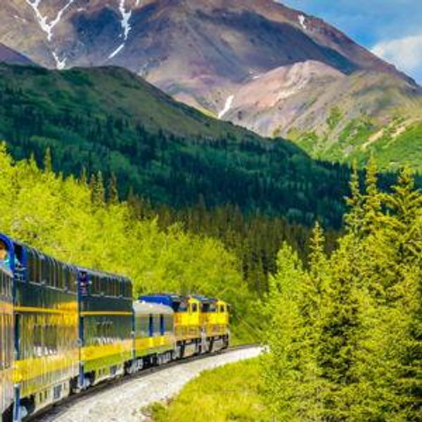 Train from Fairbanks to Anchorage