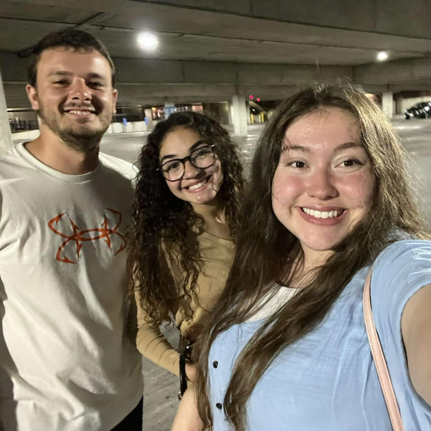 One of the first times they hung out! Alongside friend and Maid of Honor, Mackenzie Alexander. August, 2022.