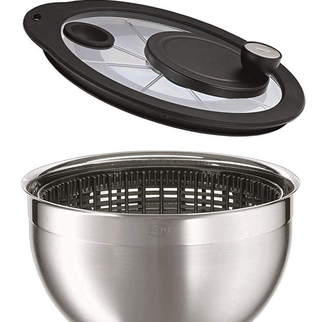 Rosle Stainless Steel Salad-Spinner, Large