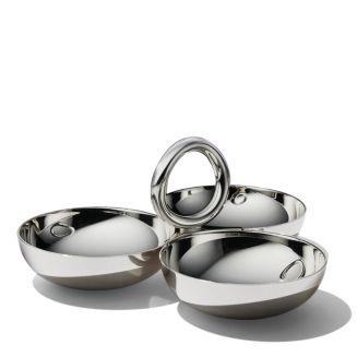 Christofle Vertigo 3-Part Hors D'Oeuvre Server by Christofle