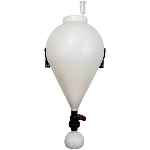 FASTFERMENT - FFT FastFerment Conical Fermenter 7.9 Gallon HomeBrew Kit BPA Free Food grade Primary Carboy Fermenter: Beer Brewing, Wine Fermentation or a Hard Cider brewing kit. Wall mount included