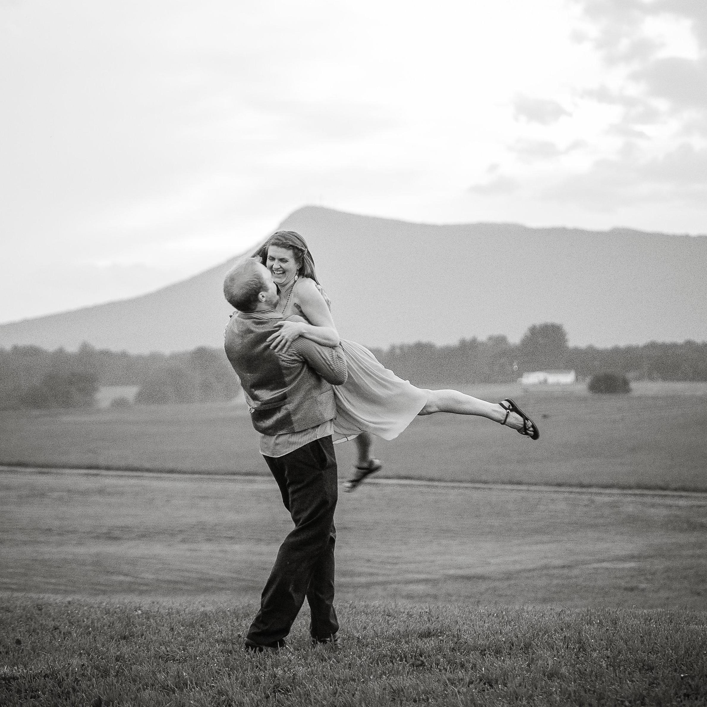 Having fun at a friend's wedding in VA in 2017