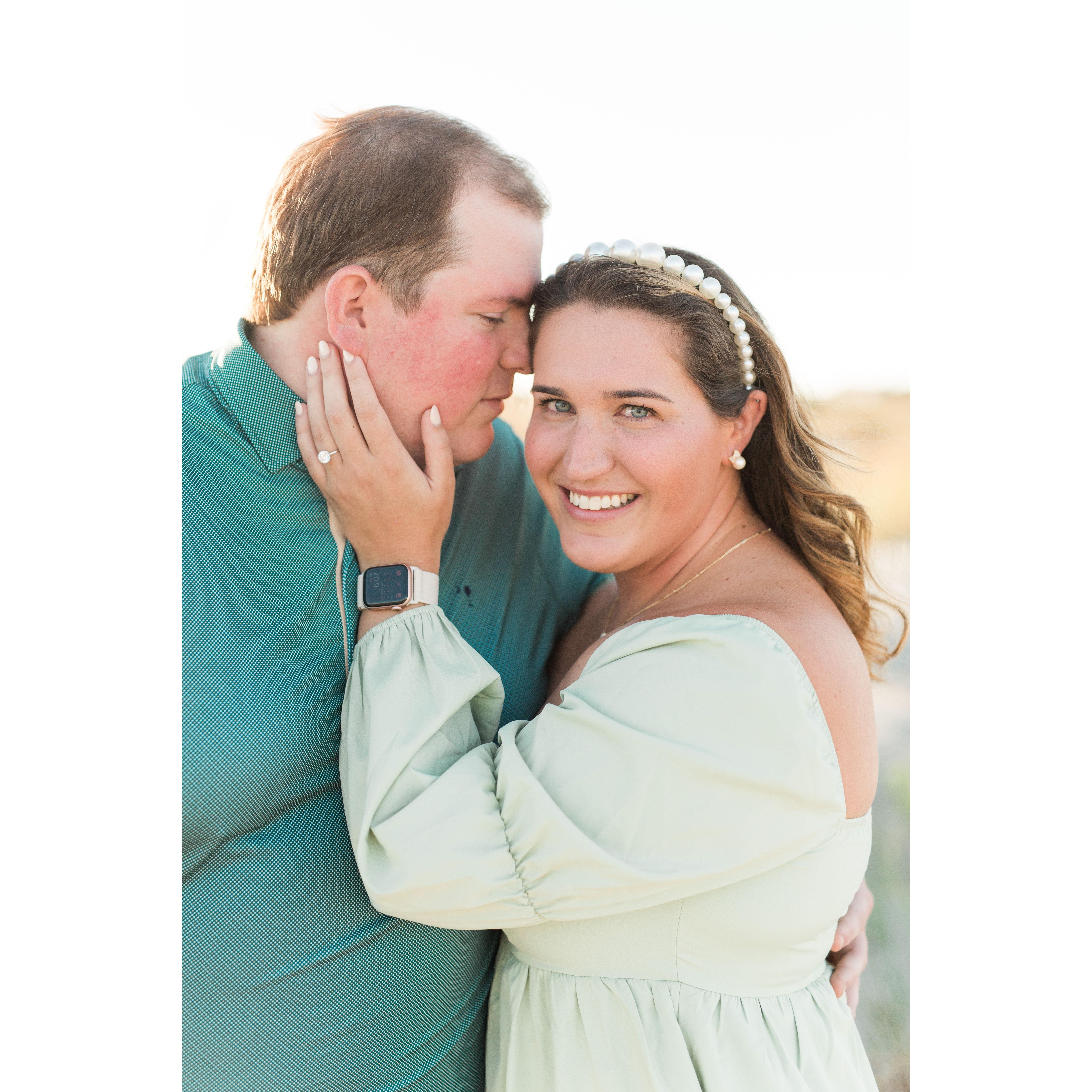 The day we got engaged! Trevor surprised Elizabeth with her whole family and some close friends in their favorite place.