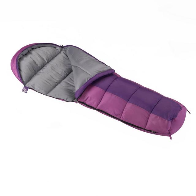 Wenzel Kids' Backyard 30 Degrees Fahrenheit Mummy Sleeping Bag - Purple