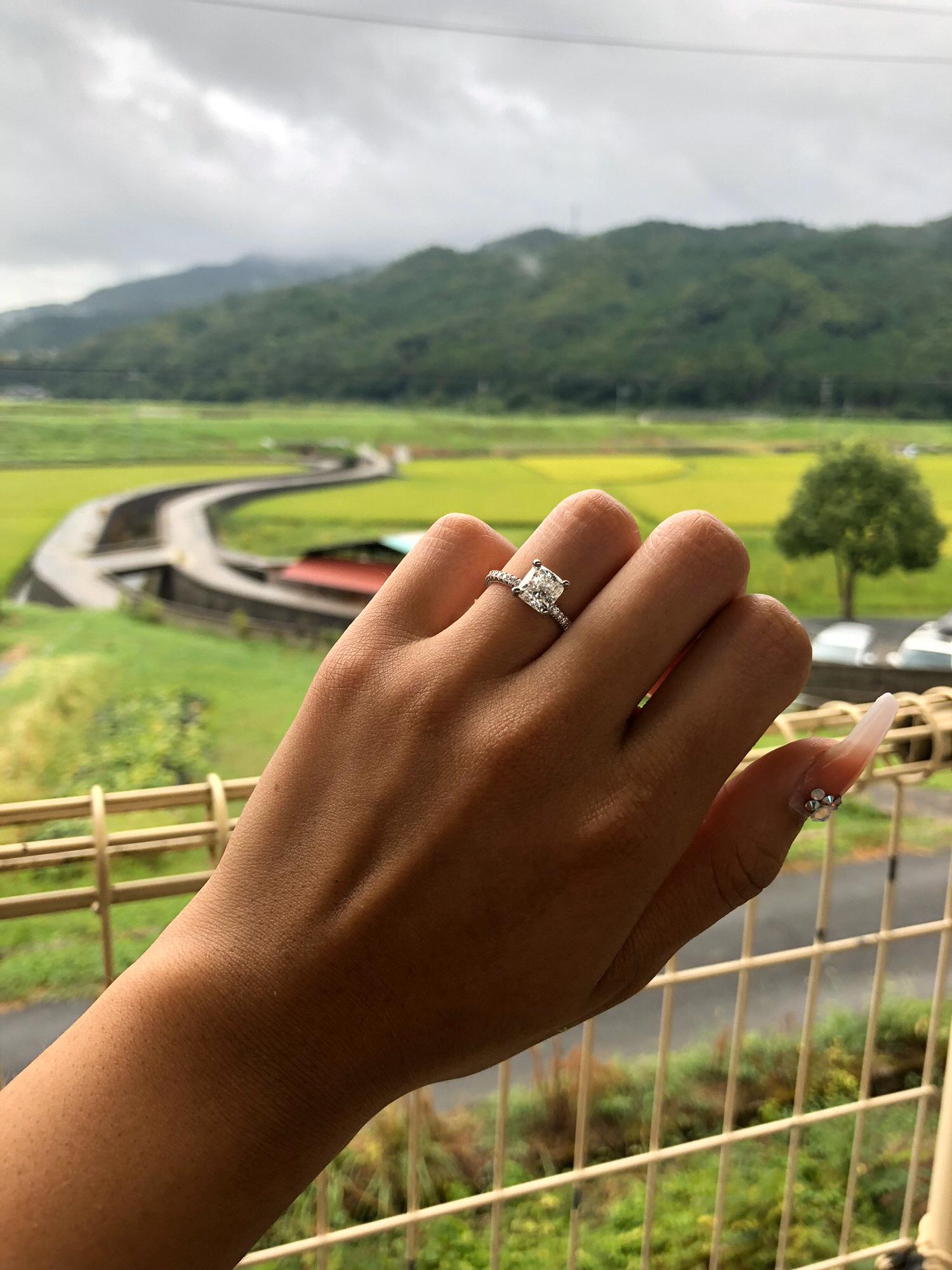 Right after Sean proposed and we got on the wrong train