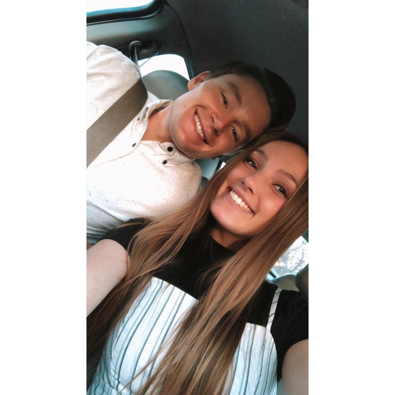 On our way to DATE night!