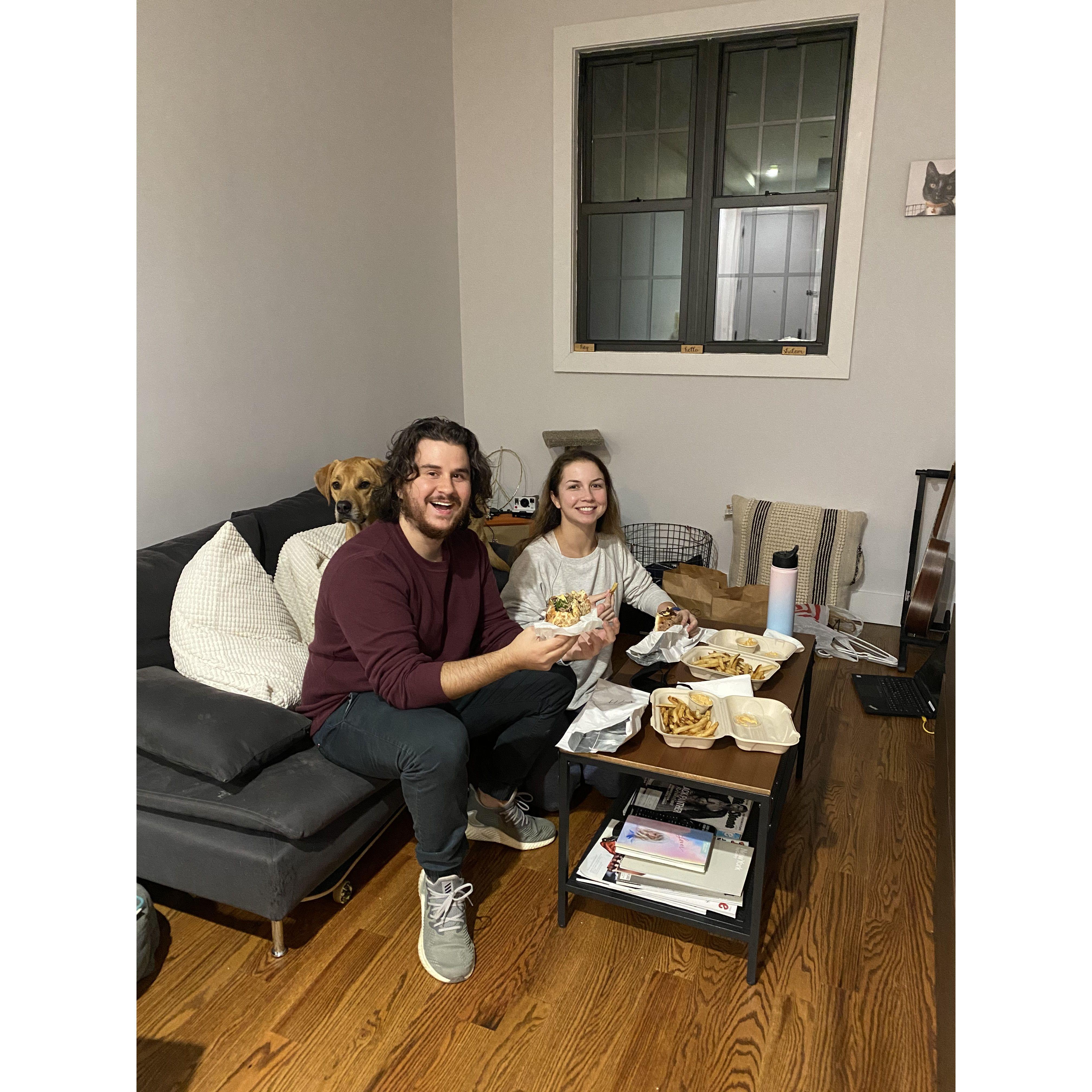 our first photo after moving to NYC