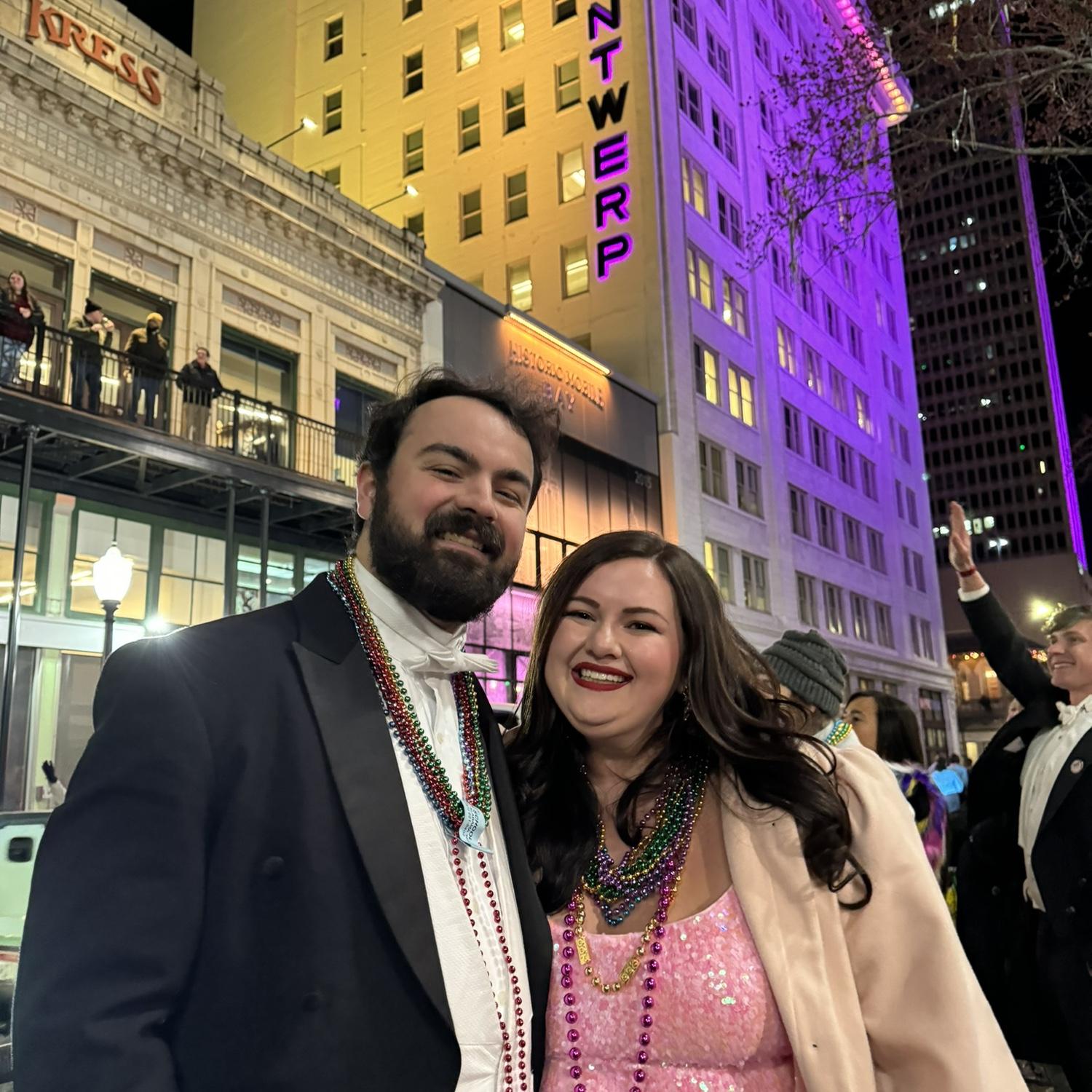 Lauren and Scotty practically live in downtown Mobile, always attending a ball or exploring a new restaurant or hanging out at a festival!