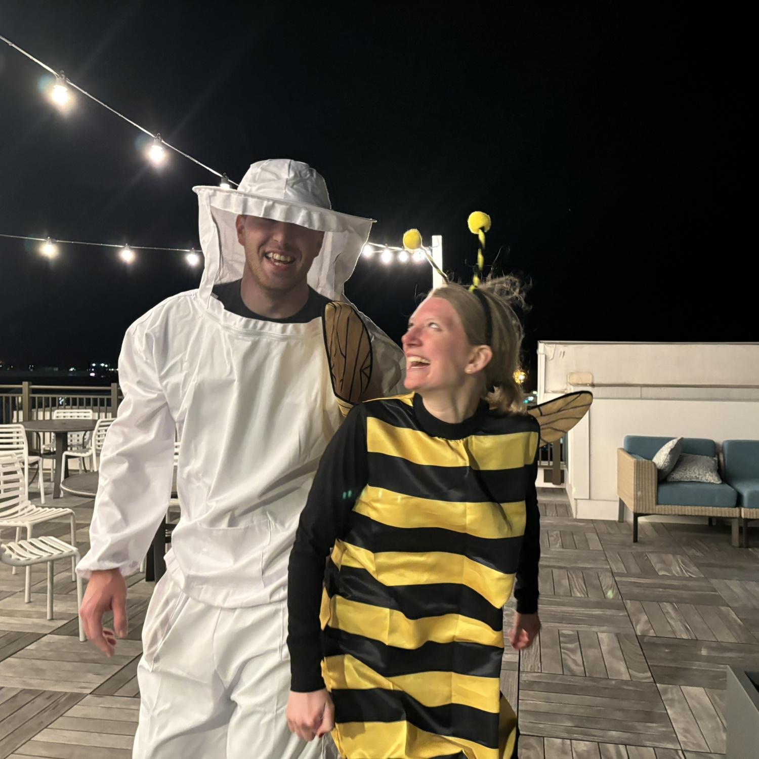 Just a Bee and her keeper