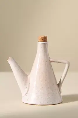 Allegra Stoneware Spout Olive Oil Cruet