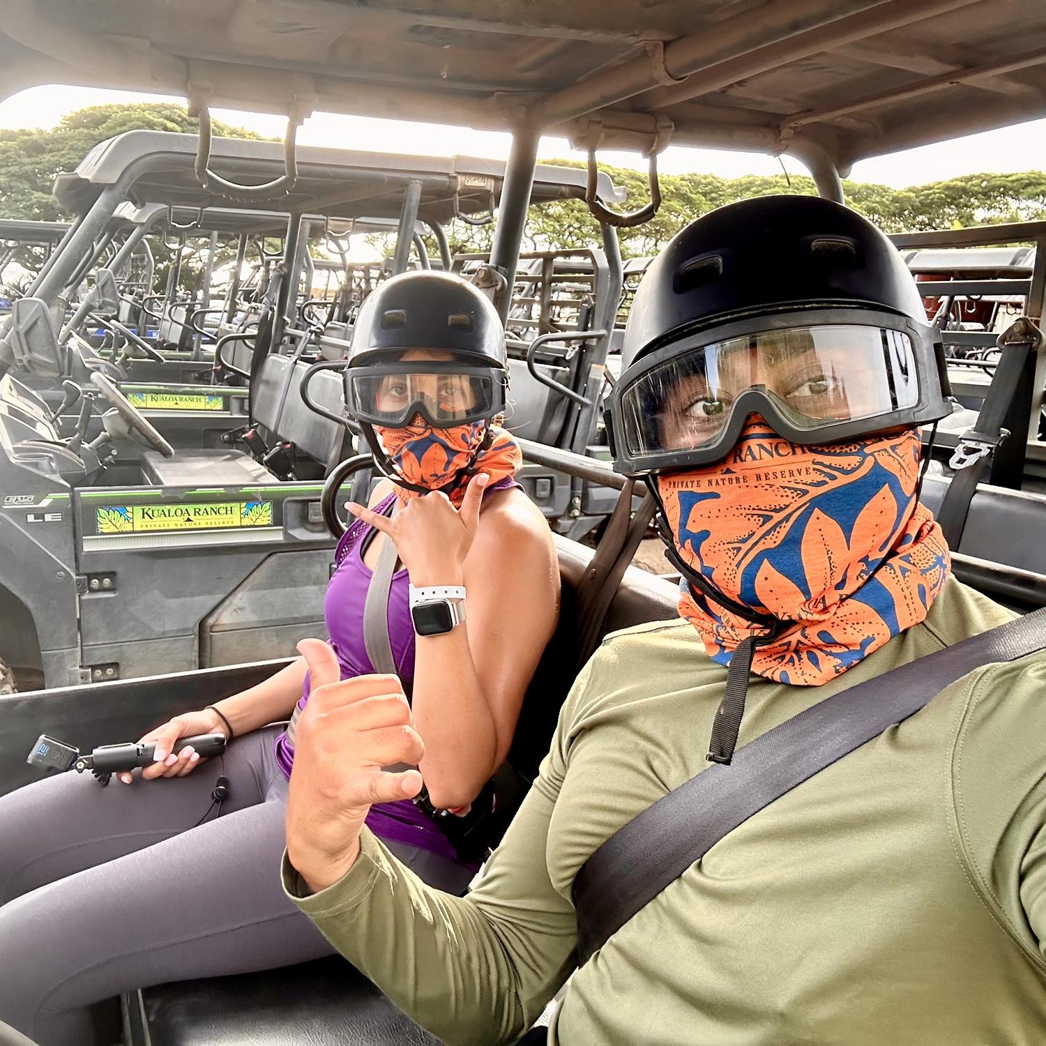 Partners in crime. Jurassic Park, Hawaii